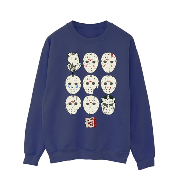 Fredagen den 13:e Herr Jason Masker Sweatshirt 5XL Marinblå Navy Blue 5XL