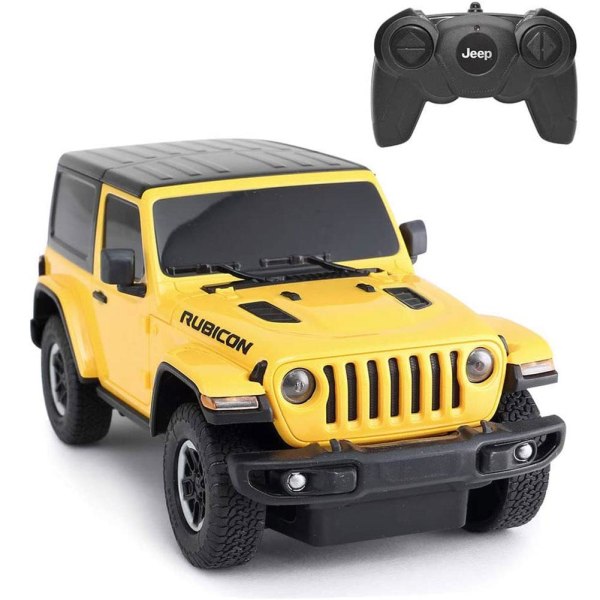 Jeep Wrangler JL Radiostyrd bil One Size Gul/Svart Yellow/Black One Size