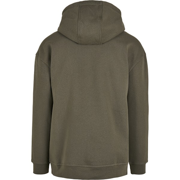 Build Your Brand Basic Oversized Hoodie för män M Olivgrön Olive M