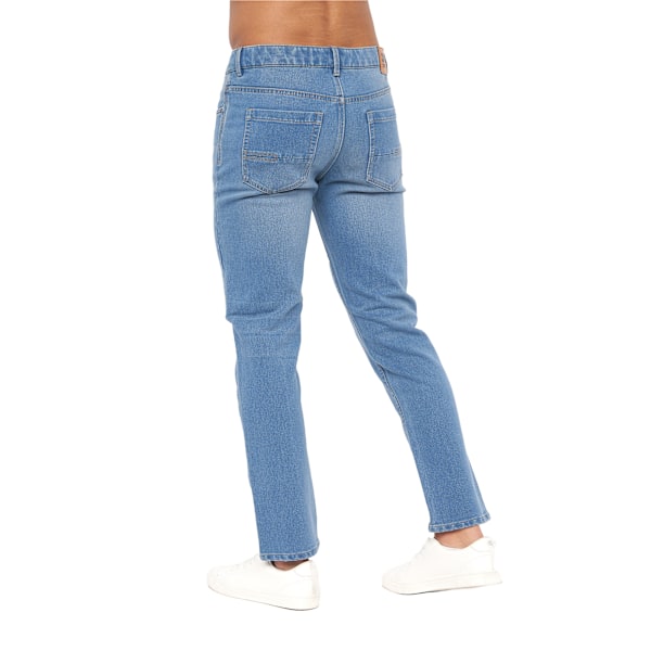 Crosshatch herr Lampoons Slim Jeans 38R Ljus tvätt Light Wash 38R