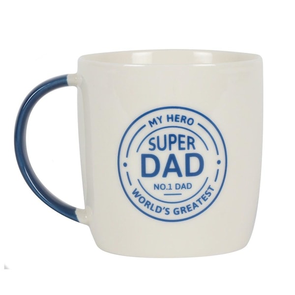 Something Different Super Dad Mug En Storlek Kräm/Blå Cream/Blue One Size