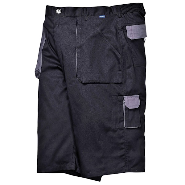 Portwest Herr Kontrast Arbetskläder Shorts M Svart Black M