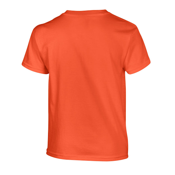 Gildan Barn/Barn Plain Bomull Tung T-shirt 5-6 År Orange Orange 5-6 Years