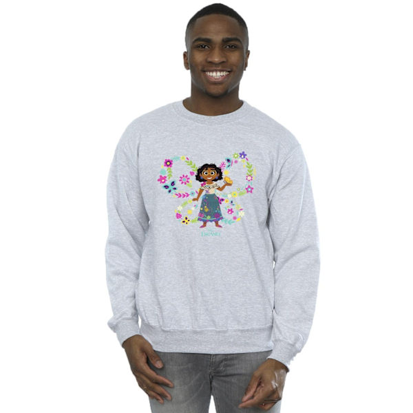 Disney Mens Encanto Mirabel Butterfly Sweatshirt S Sports Grey Sports Grey S