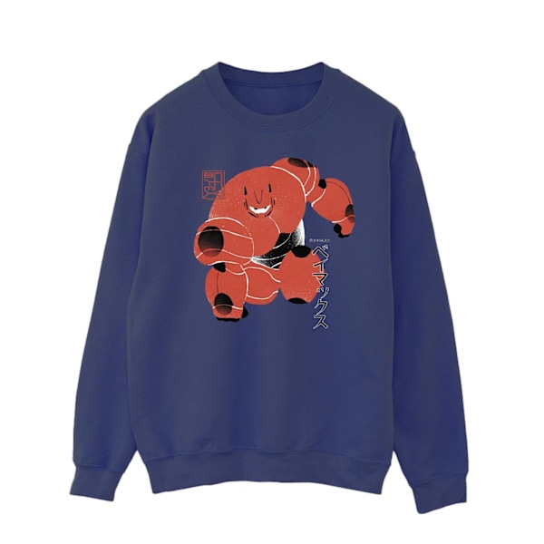 Disney Mens Big Hero 6 Baymax Suite Pose Sweatshirt 4XL Marinblå Navy Blue 4XL