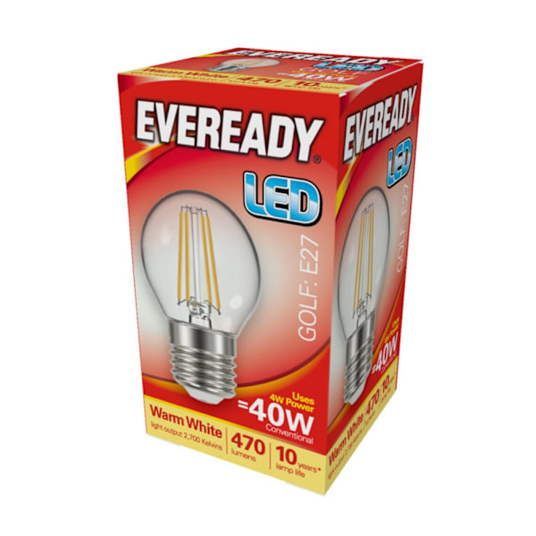 Eveready LED Golflampa En Storlek Vit White One Size