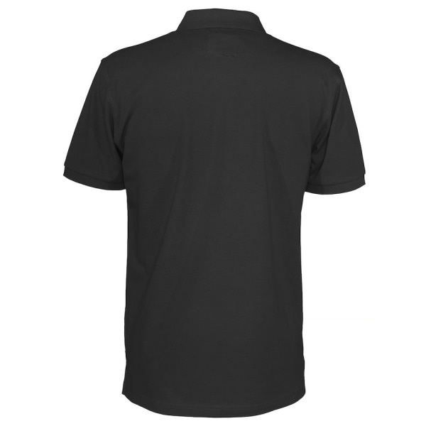 Clique Män Pique Polo Shirt S Svart Black S