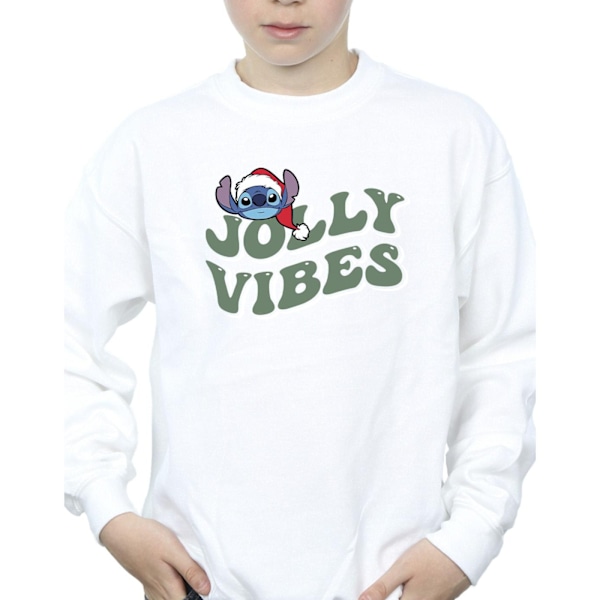 Disney Boys Lilo & Stitch Jolly Chilling Vibes Sweatshirt 3-4 år White 3-4 Years
