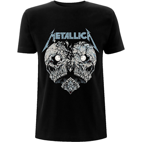 Metallica Unisex Vuxen Hjärtbruten T-shirt S Svart Black S