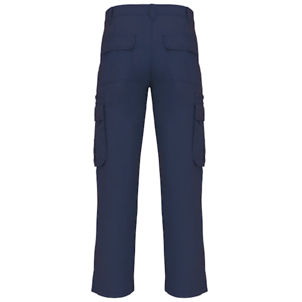 Kariban Herr Heavy Canvas Byxor L R Marinblå Navy L R