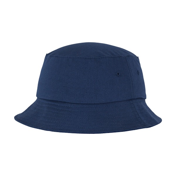 Flexfit bomullstwill hink med en storlek marinblå Navy One Size