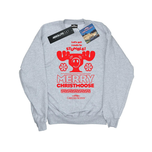 National Lampoon's Christmas Vacation Boys Merry Christmoose Sweatshirt Sports Grey 7-8 Years