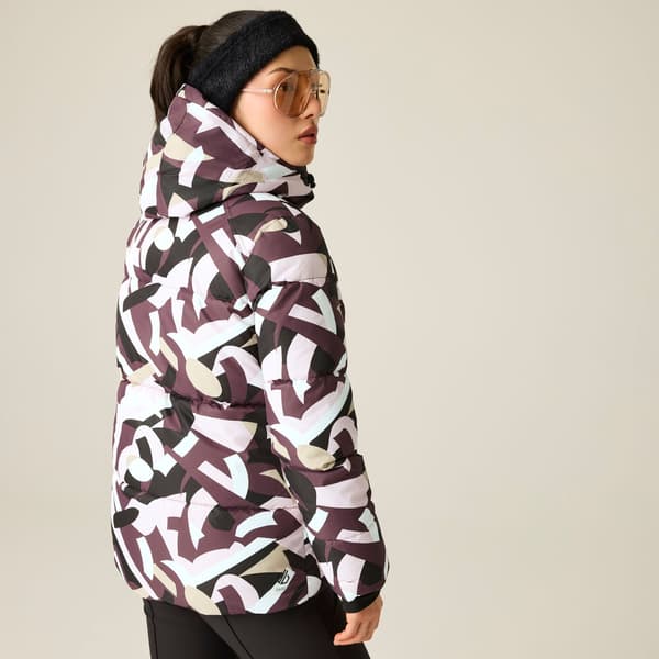 Dare 2B Dam Allure Abstract Skidjacka 10 UK Hucklebe Huckleberry 10 UK