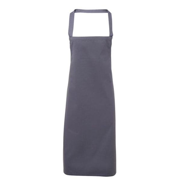 Premier Dam/Kvinnors Slim Förkläde (ingen ficka) / Arbetskläder (2-pack) Steel One Size