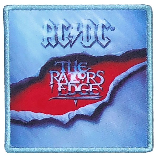 AC/DC The Razors Edge Album Strykjärnsmärke En Storlek Blå/Röd Blue/Red One Size