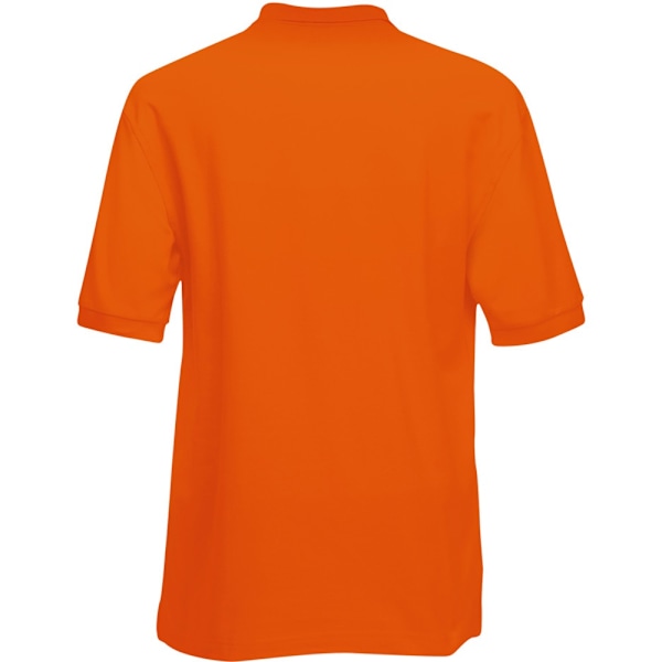 Fruit Of The Loom Herr 65/35 Pique Kortärmad Polotröja XL O Orange XL