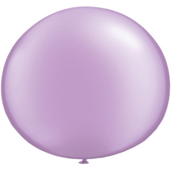 Qualatex 5 tum enkla latexpartyballonger (förpackning om 100) (48 färger) Pearl Lavender One Size