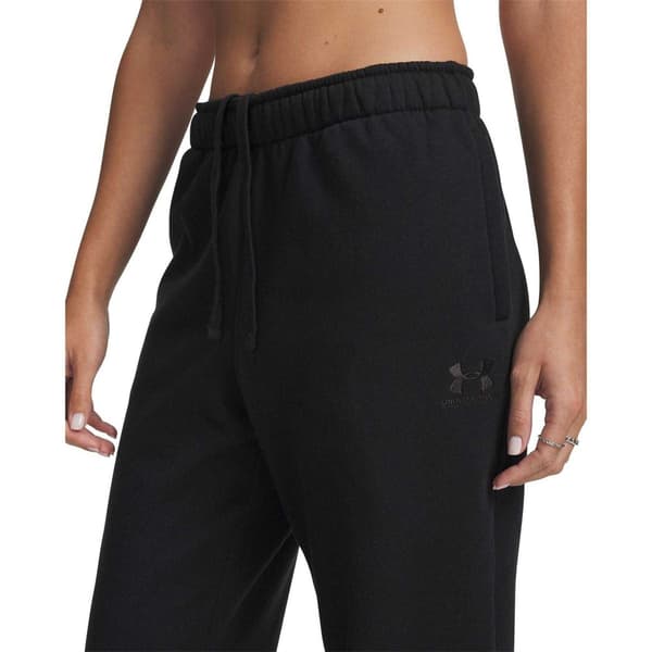Under Armour Dam Icon Joggingbyxor med Avslappnad Passform 14 Black 14 UK
