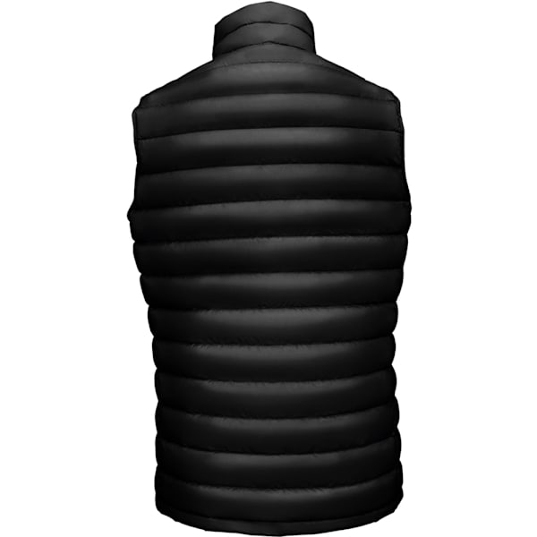 SOLS Herr Wilson Lättviktig Vadderad Väst XL Svart Black XL