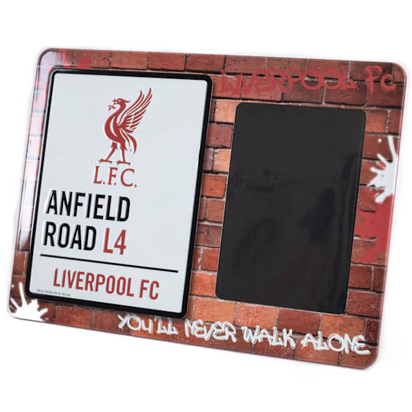 Liverpool FC Anfield Road Fotoram En Storlek Brun/Vit Brown/White One Size