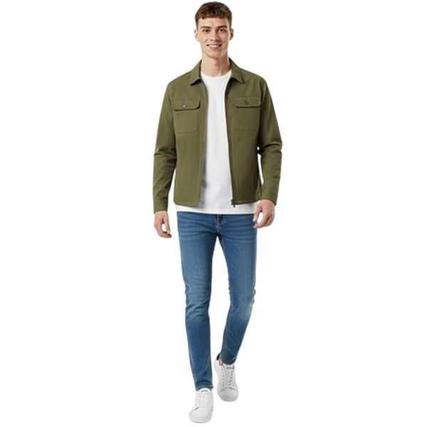 Jack Wills Herr Shire Utility Heldragkedja Overshirt M Oliv Olive M