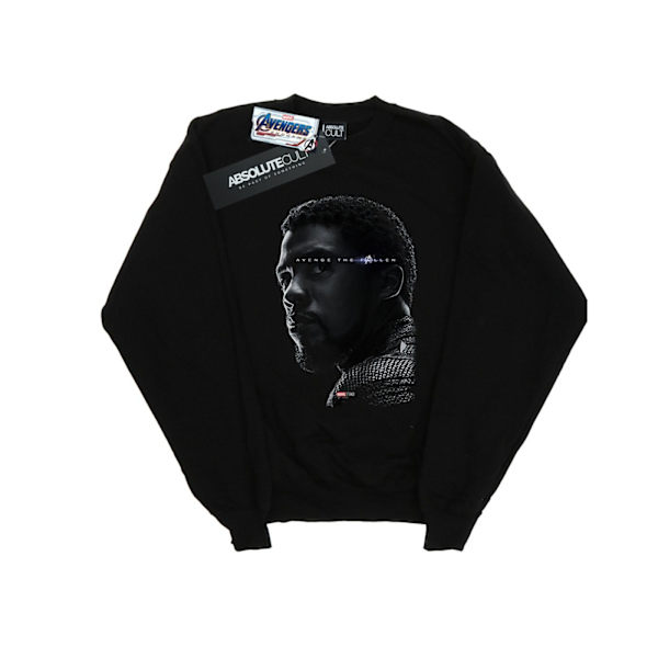 Marvel Mens Avengers Endgame Avenge The Fallen Black Panther Sw Black 4XL