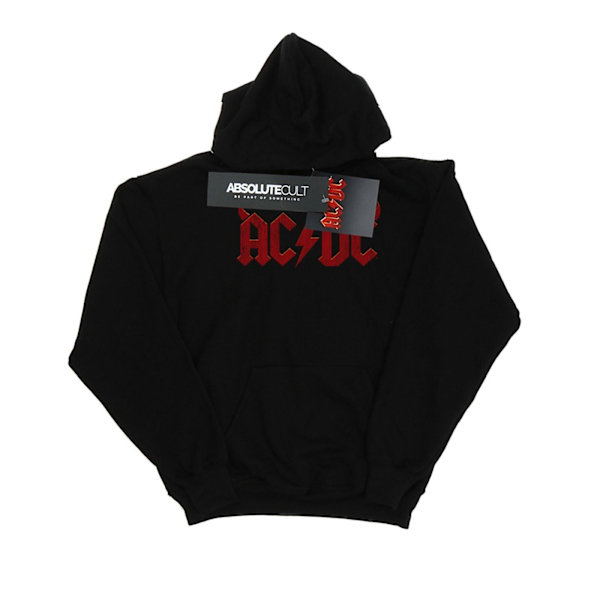 AC/DC Girls Horns Logo Hoodie 9-11 år Svart Black 9-11 Years