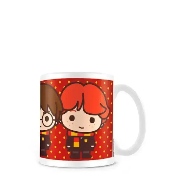 Harry Potter Chibi Mug En Storlek Vit/Röd White/Red One Size