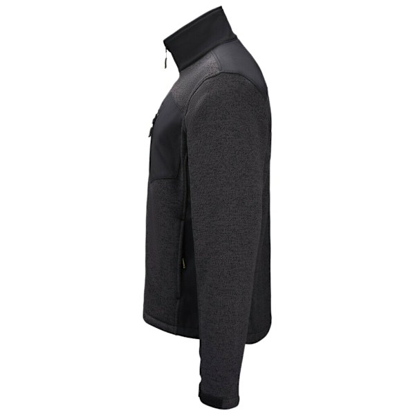 Stanley Herr Brady Stickad Fleecejacka L Svart Black L