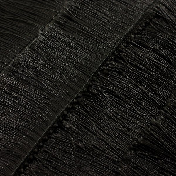 Furn Flicker Tiered Fringe Kuddfodral 45 x 45 cm Grafit Graphite 45 x 45 cm