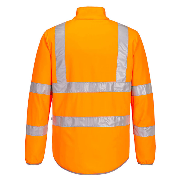 Portwest Herr Eco Friendly Hi-Vis Säkerhet Soft Shell Jacka XL O Orange XL