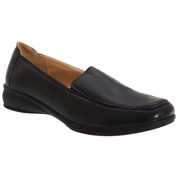 Boulevard Dam/Dam Läderliknande Twin Gusset Shoes 3 UK Bla Black Softie 3 UK