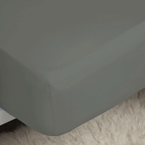 Belledorm Easycare Percale Extra Deep Fitted Sheet Narrow Double Cream Narrow Double