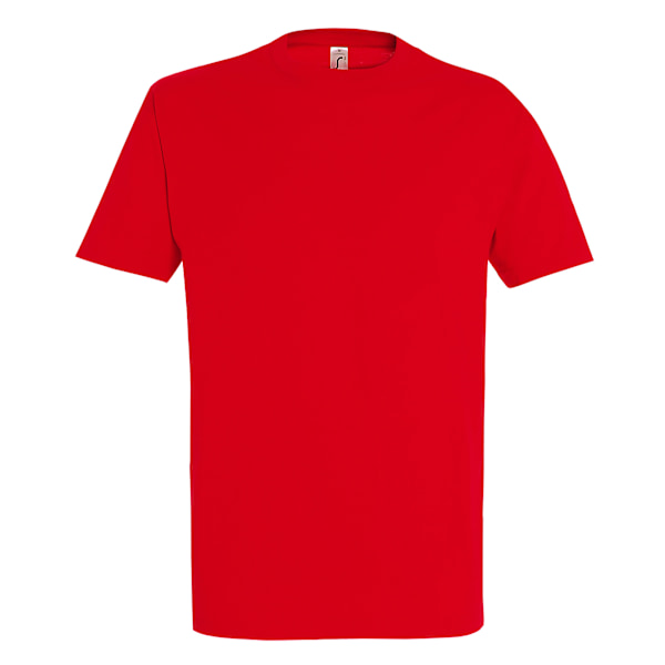 SOLS Imperial Herr T-shirt Kort Ärm Tungvikt 4XL Röd Red 4XL