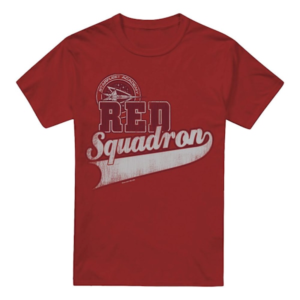 Star Trek Herr Röd Skvadron Sport T-Shirt L Cardinal Cardinal L