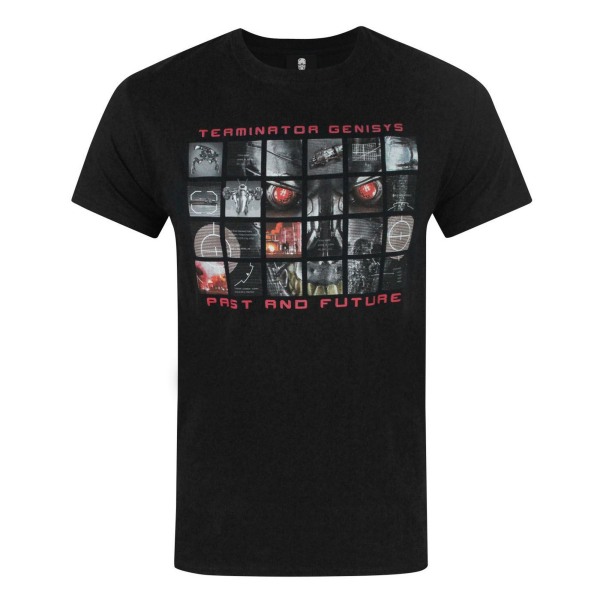 Terminator Mens Genisys Past And Future T-Shirt S Svart Black S