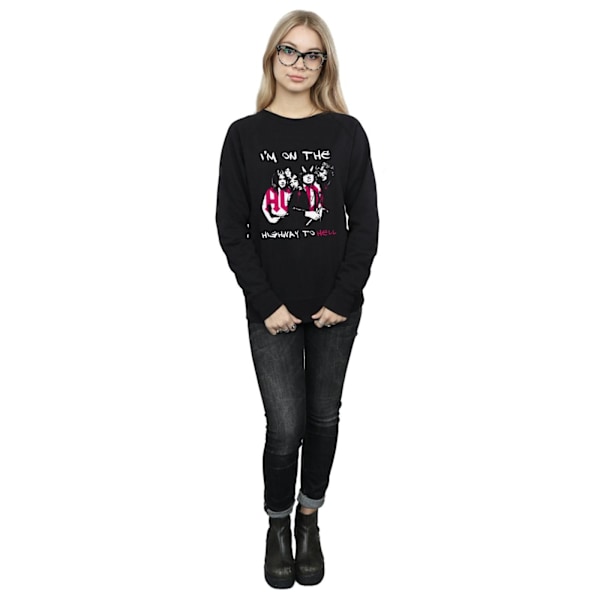 AC/DC Dam/Kvinnor Jag Är På Highway To Hell Sweatshirt M Bla Black M