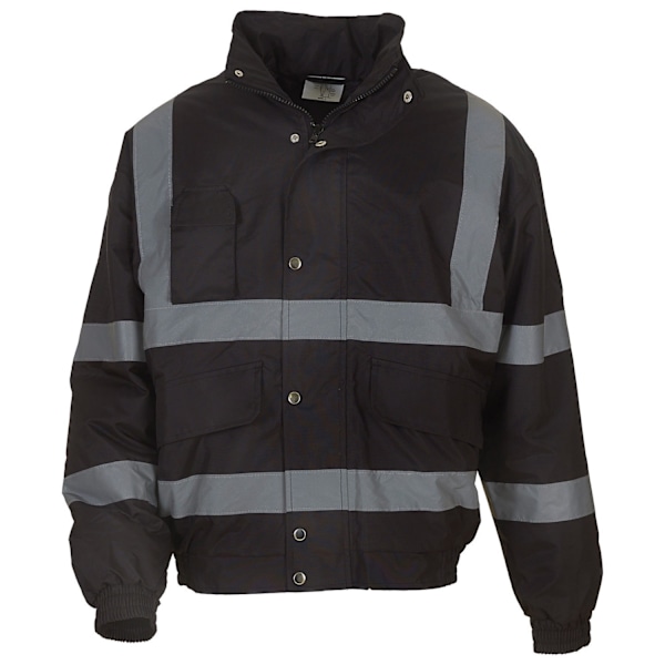 Yoko Unisex Klassisk Hi-Vis Bomberjacka 4XL Svart Black 4XL