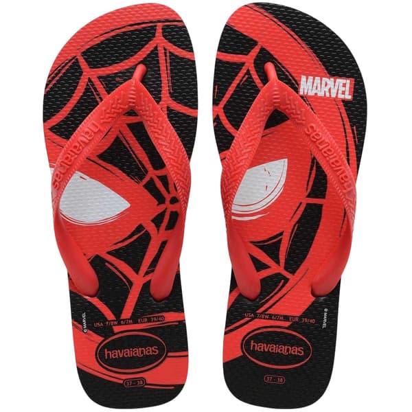 Spider-Man Barn/Kids Spider-Man Strand- & Poolflipflops 5 Black/Ruby 5 UK