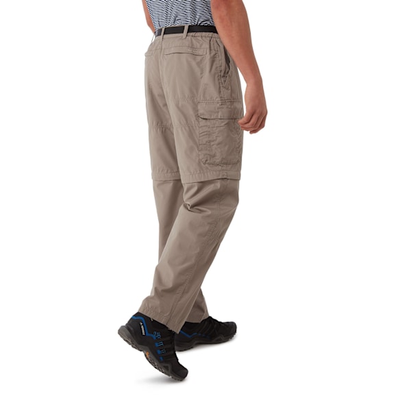 Craghoppers Mens Kiwi Convertible Trousers 40L Taupe Taupe 40L