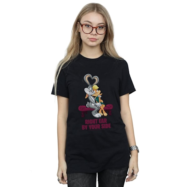 Looney Tunes Dam/Damer Bugs Och Lola Alla Hjärtans Cuddle Cot Black 4XL