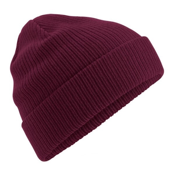 Beechfield Ekologisk Bomulls Mössa One Size Burgundy Burgundy One Size