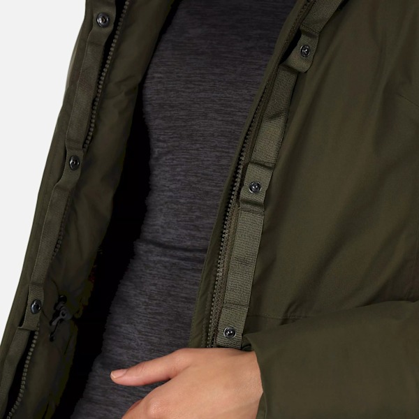 Regatta Dam Yewbank II Vattentät Parka Storlek 12 UK Mörk Khaki Dark Khaki 12 UK