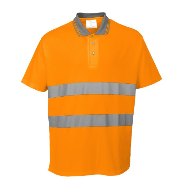 Portwest Herr Hi-Vis Comfort Safety Pikétröja L Orange Orange L