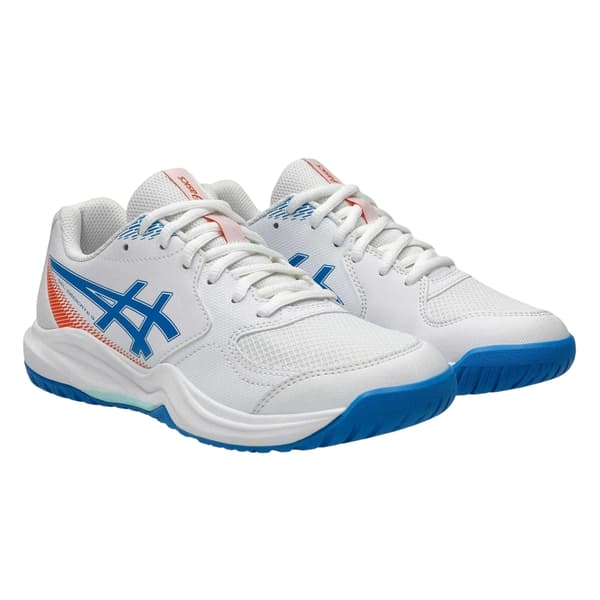 Asics Barn/Kids Dedicate 9 Tennisskor 3 UK Vit/Blå White/Blue 3 UK