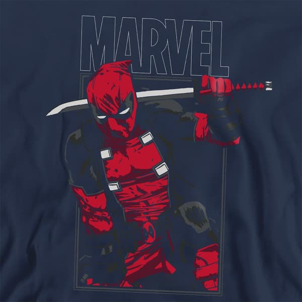 Deadpool Unisex Vuxen Svärd Tröja S Marinblå Navy S