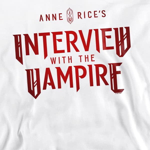 Interview With The Vampire Unisex Vuxen Röd Logotyp Tröja M Vit White M