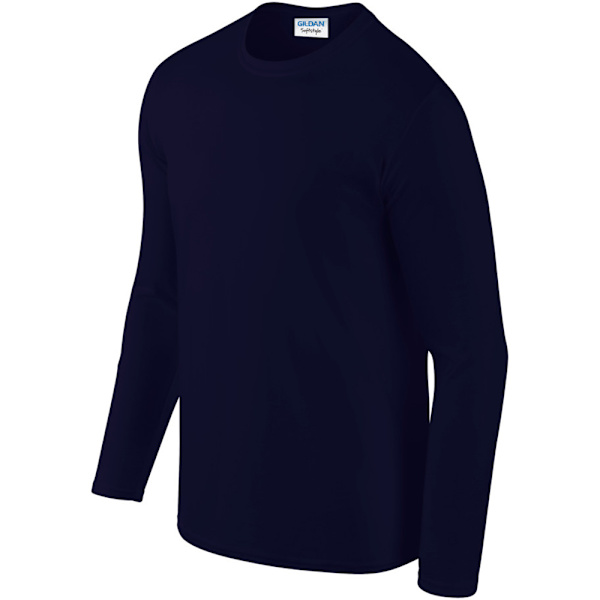 Gildan Soft Style långärmad T-shirt M Navy Navy M