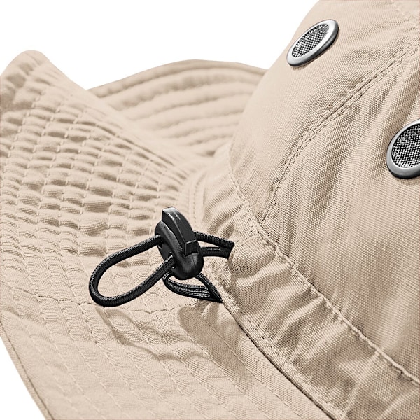 Beechfield Summer Cargo Bucket Hat / Huvudbonad (UPF50-skydd Stone One Size