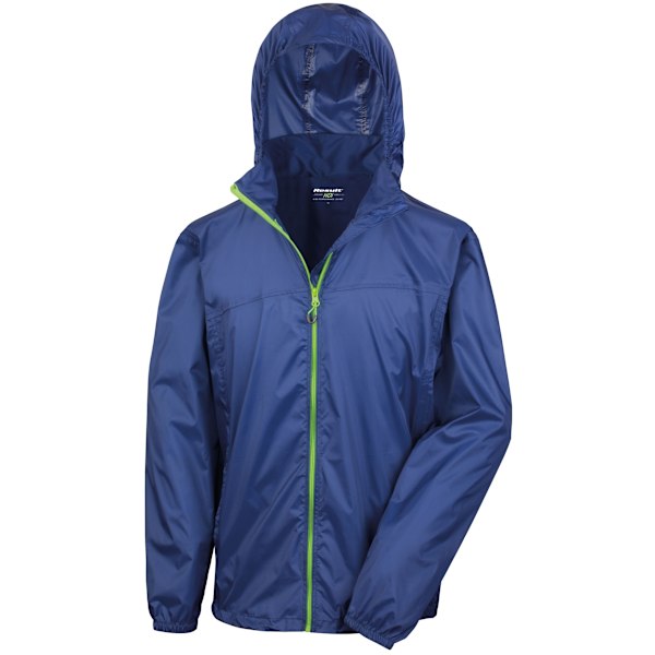 Result Herr Lightweight Packaway Jacka S Marinblå/Lime Navy/Lime S